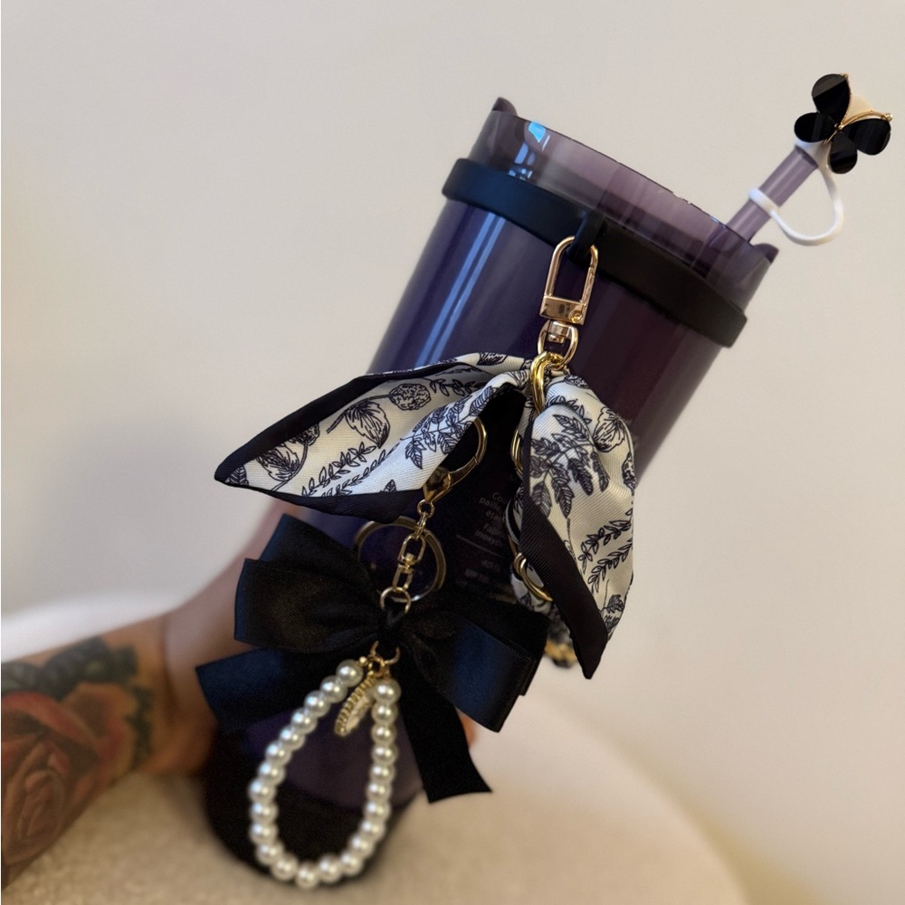 2026 ✨ Plum Stanley x Starbucks Tumbler| Fully Accessorized| The Cup Edit by Kam - Picture 4 of 5